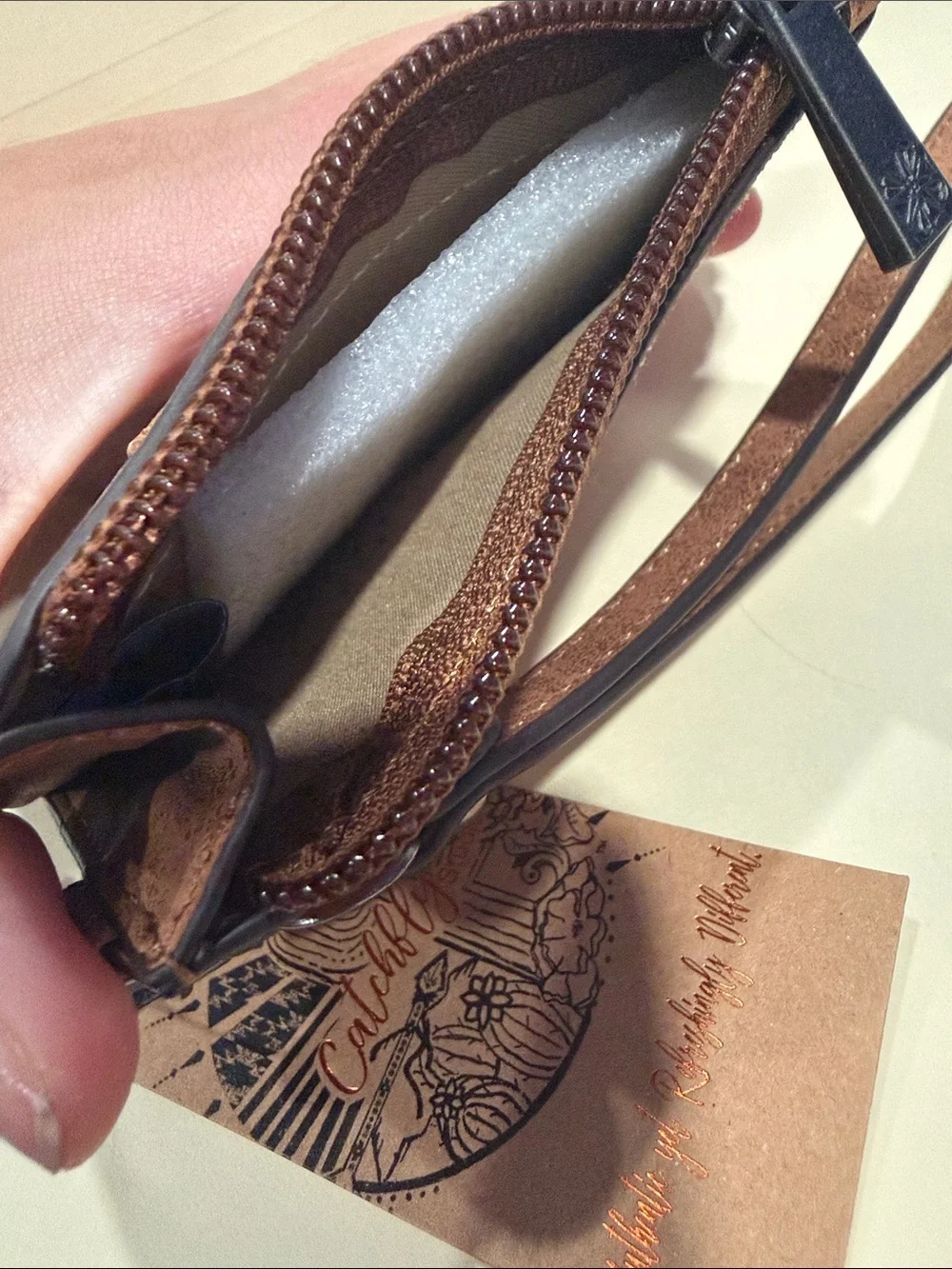 Pink Aztec Print Wristlet Pouch